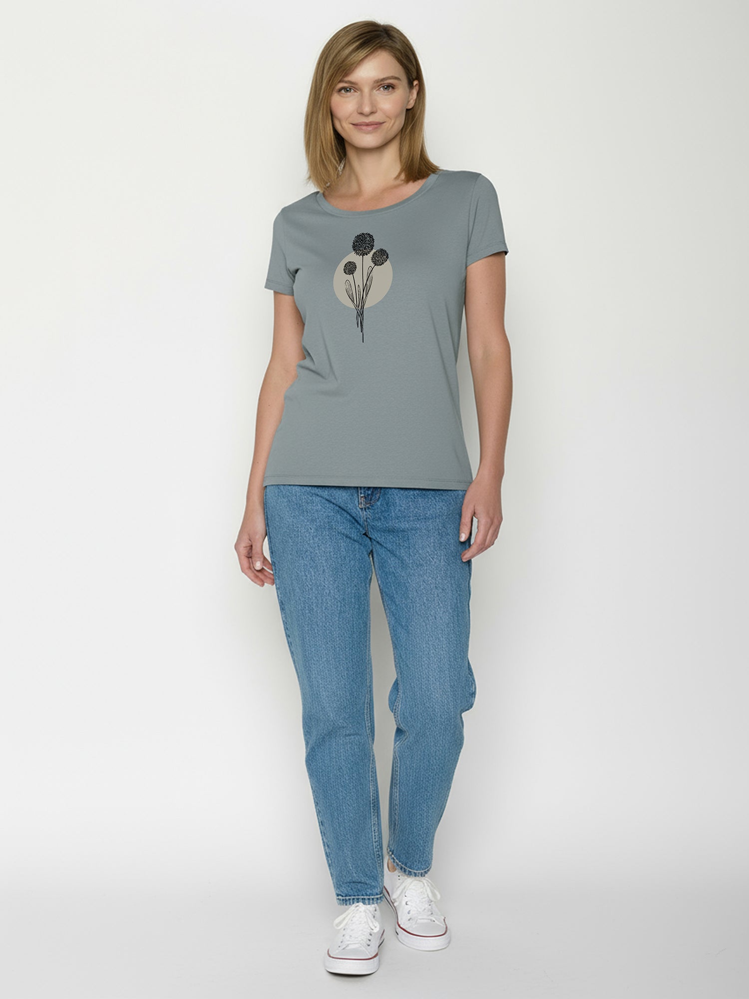Fogstone: Sportliches T-Shirt aus Bio-Baumwolle für Damen [26351]