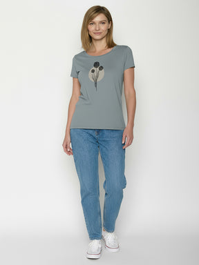 Fogstone: Sportliches T-Shirt aus Bio-Baumwolle für Damen [26351]
