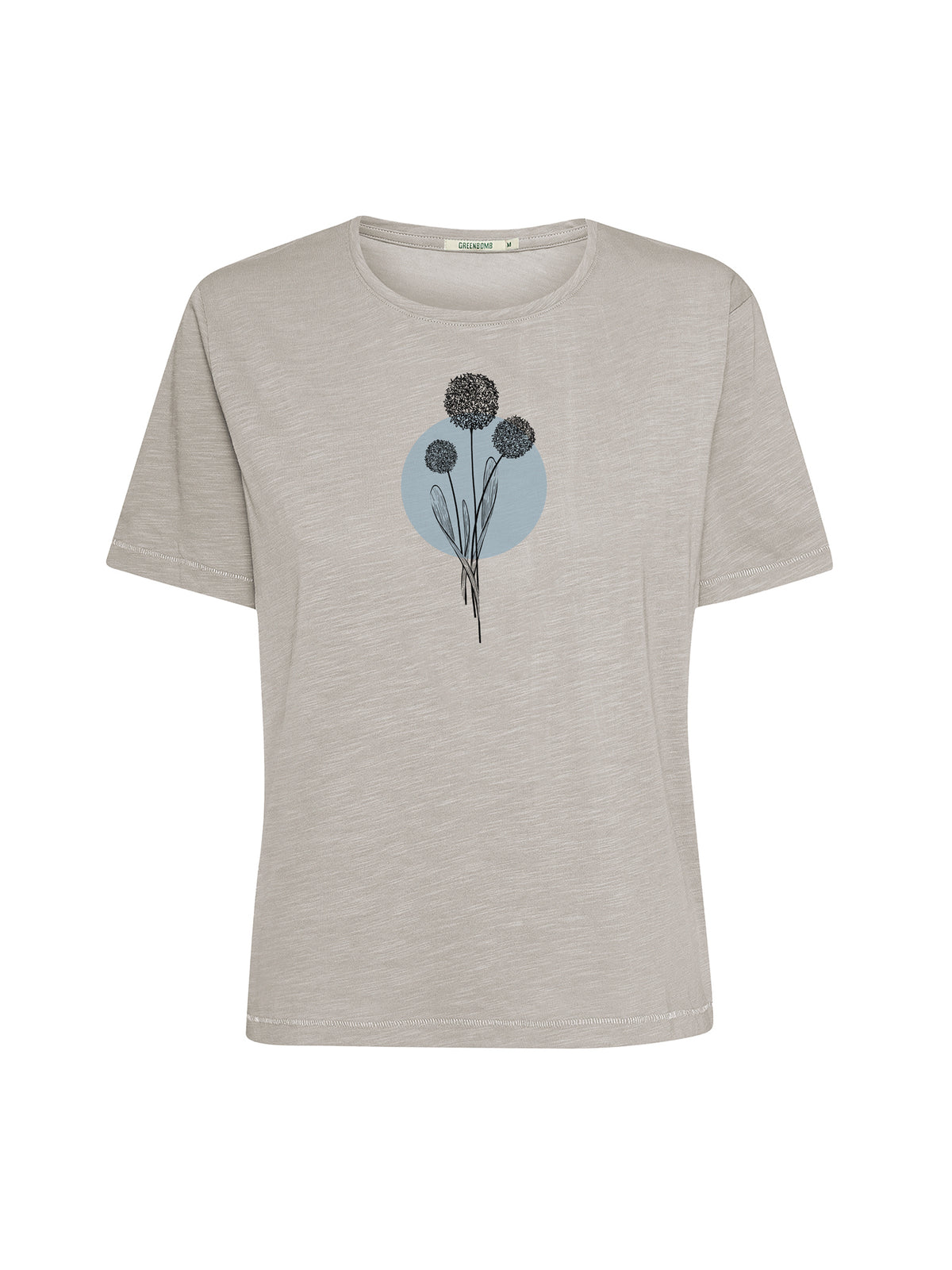 Sandstone: Kastiges T-Shirt aus Bio-Baumwolle für Damen [26358]