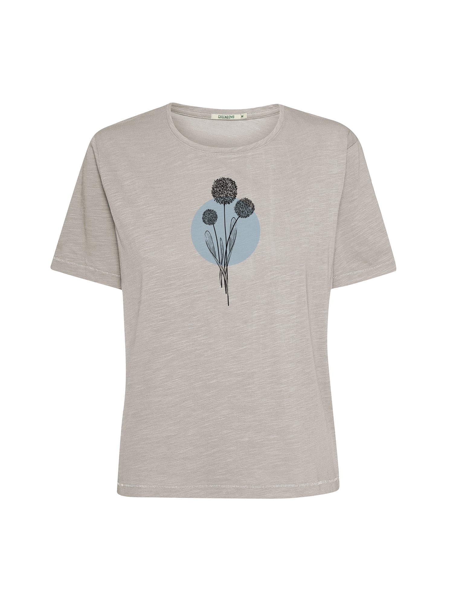 Sandstone: Kastiges T-Shirt aus Bio-Baumwolle für Damen [26358]