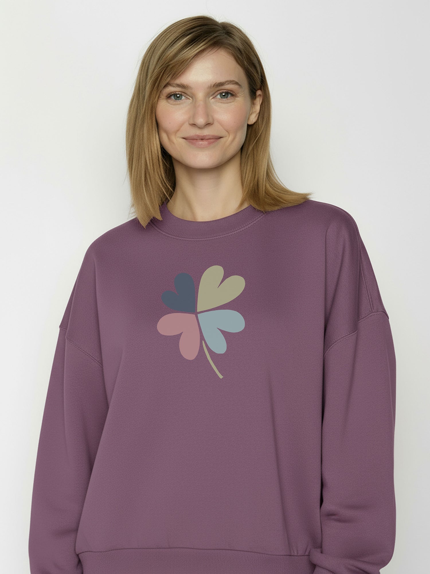 Moorberry: Lässiges Sweatshirt aus Bio-Baumwolle für Damen [26384]