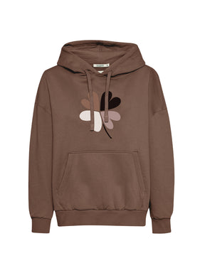 Earth Wood: Lässiger Hoodie aus Bio-Baumwolle für Damen [26398]