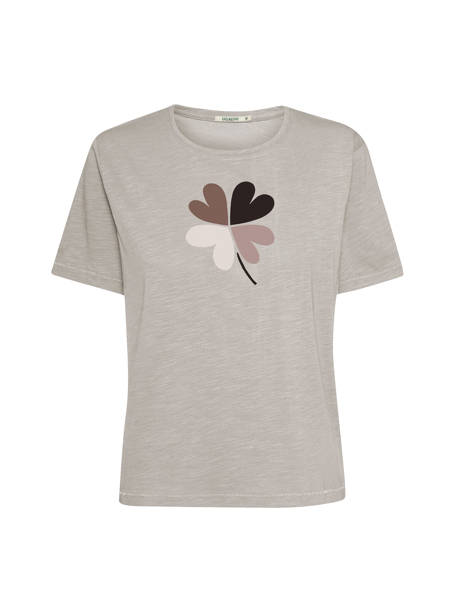 Sandstone: Kastiges T-Shirt aus Bio-Baumwolle für Damen [26403]