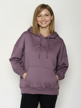 Moorberry: Lässiger Hoodie aus Bio-Baumwolle für Damen [26414]