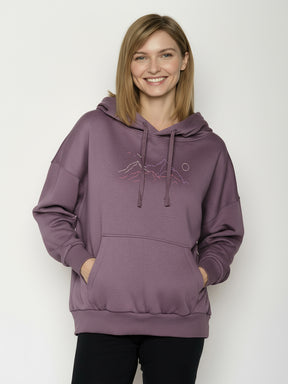 Moorberry: Lässiger Hoodie aus Bio-Baumwolle für Damen [26414]
