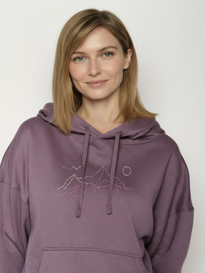 Moorberry: Lässiger Hoodie aus Bio-Baumwolle für Damen [26415]