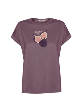 Moorberry: Sportliches T-Shirt aus Bio-Baumwolle mit Rollup Sleeve für Damen [26433]