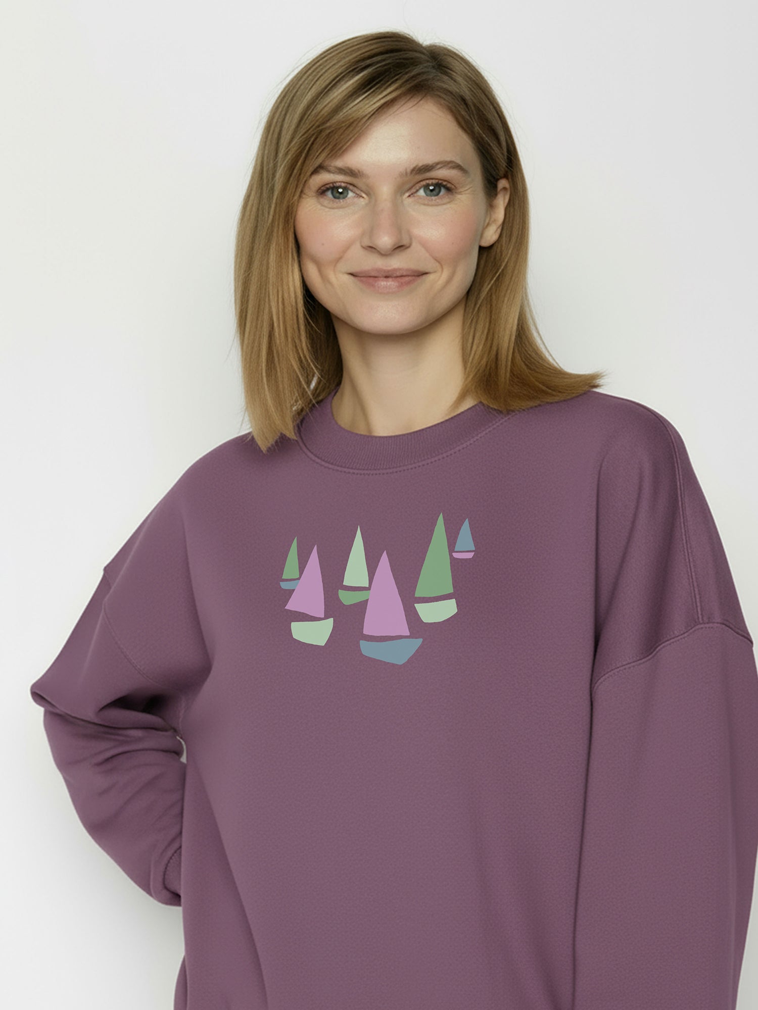 Moorberry: Lässiges Sweatshirt aus Bio-Baumwolle für Damen [26440]
