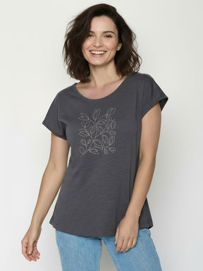 Gravel: Lässiges T-Shirt aus Bio-Baumwolle für Damen [26454]