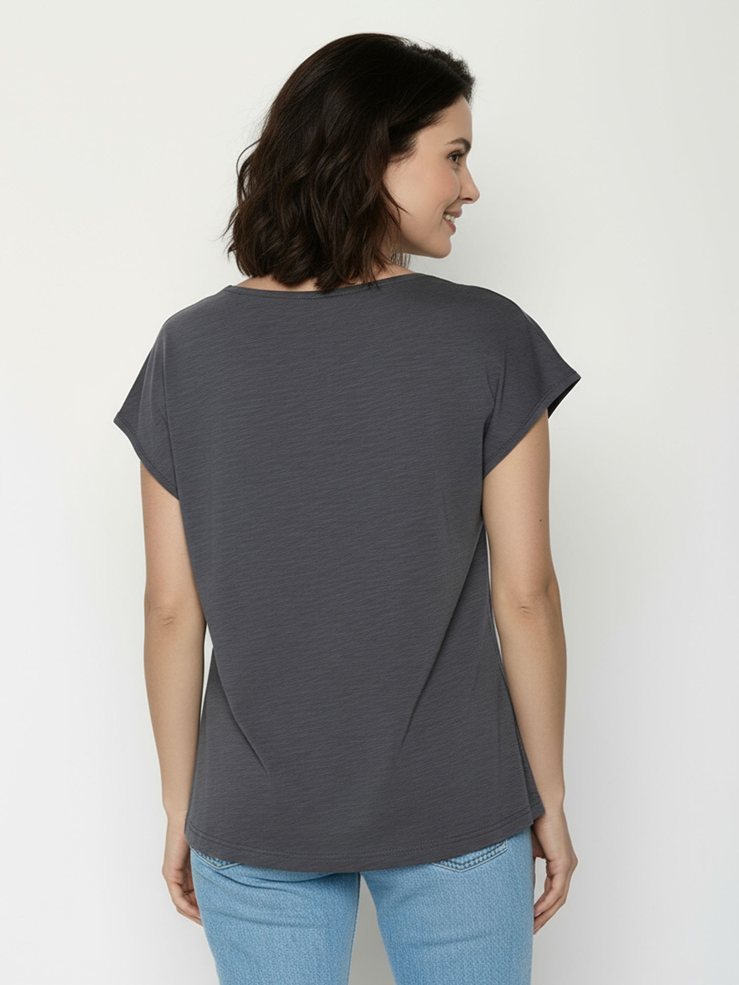 Gravel: Lässiges T-Shirt aus Bio-Baumwolle für Damen [26457]
