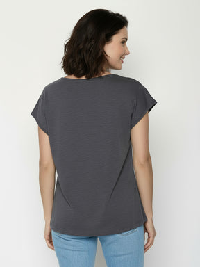 Gravel: Lässiges T-Shirt aus Bio-Baumwolle für Damen [26457]