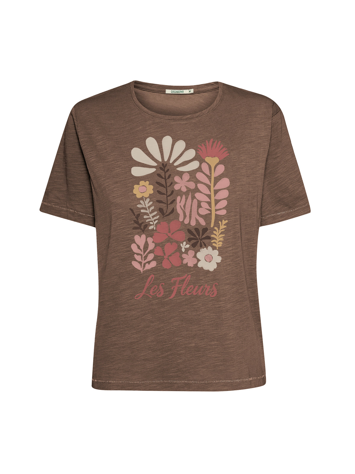 Earth Wood: Kastiges T-Shirt aus Bio-Baumwolle für Damen [26488]
