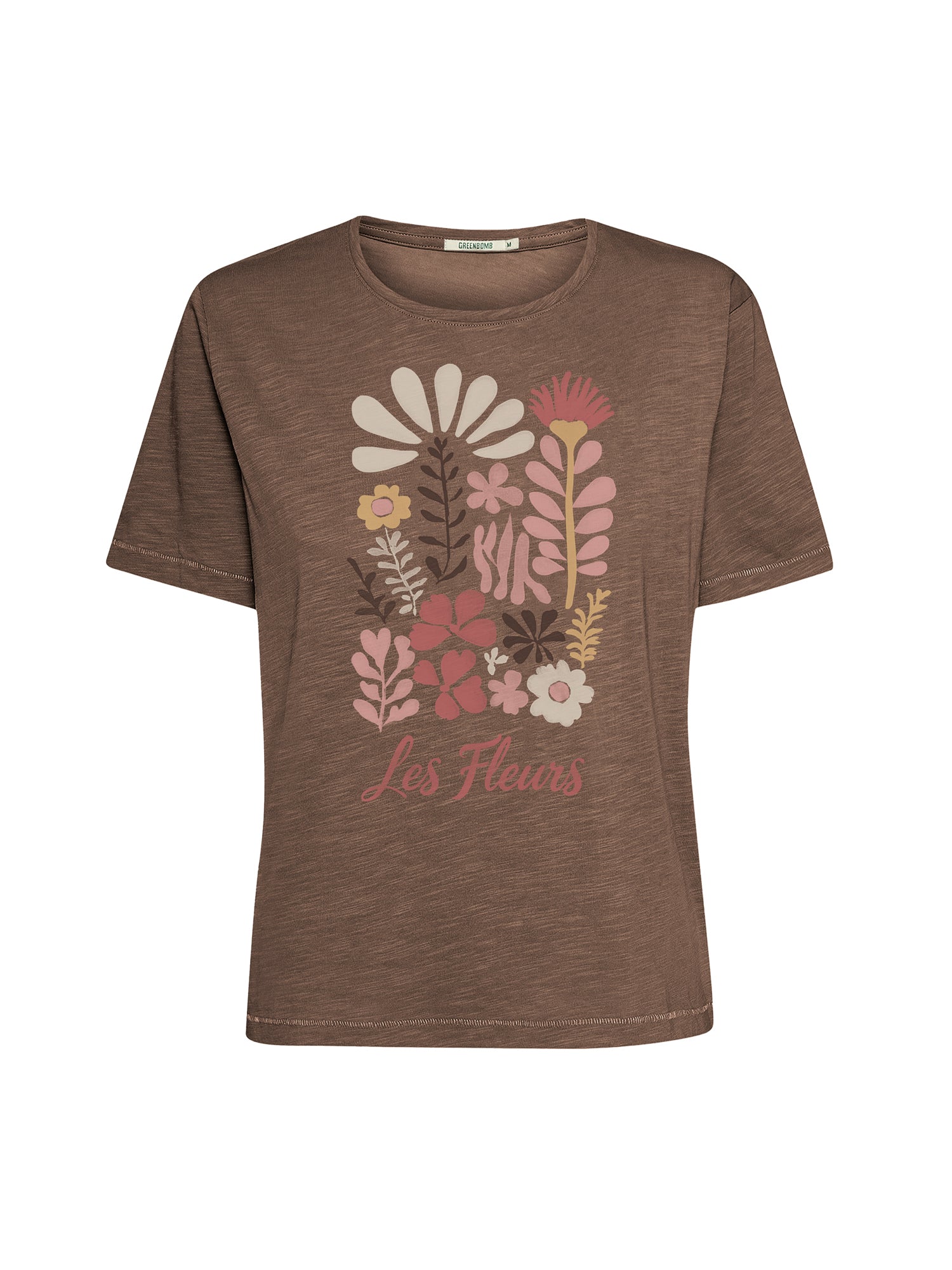 Earth Wood: Kastiges T-Shirt aus Bio-Baumwolle für Damen [26488]