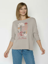Sandstone: Gemütliches Longsleeve aus Viskose (LENZING™ ECOVERO™) Mix für Damen [26489]