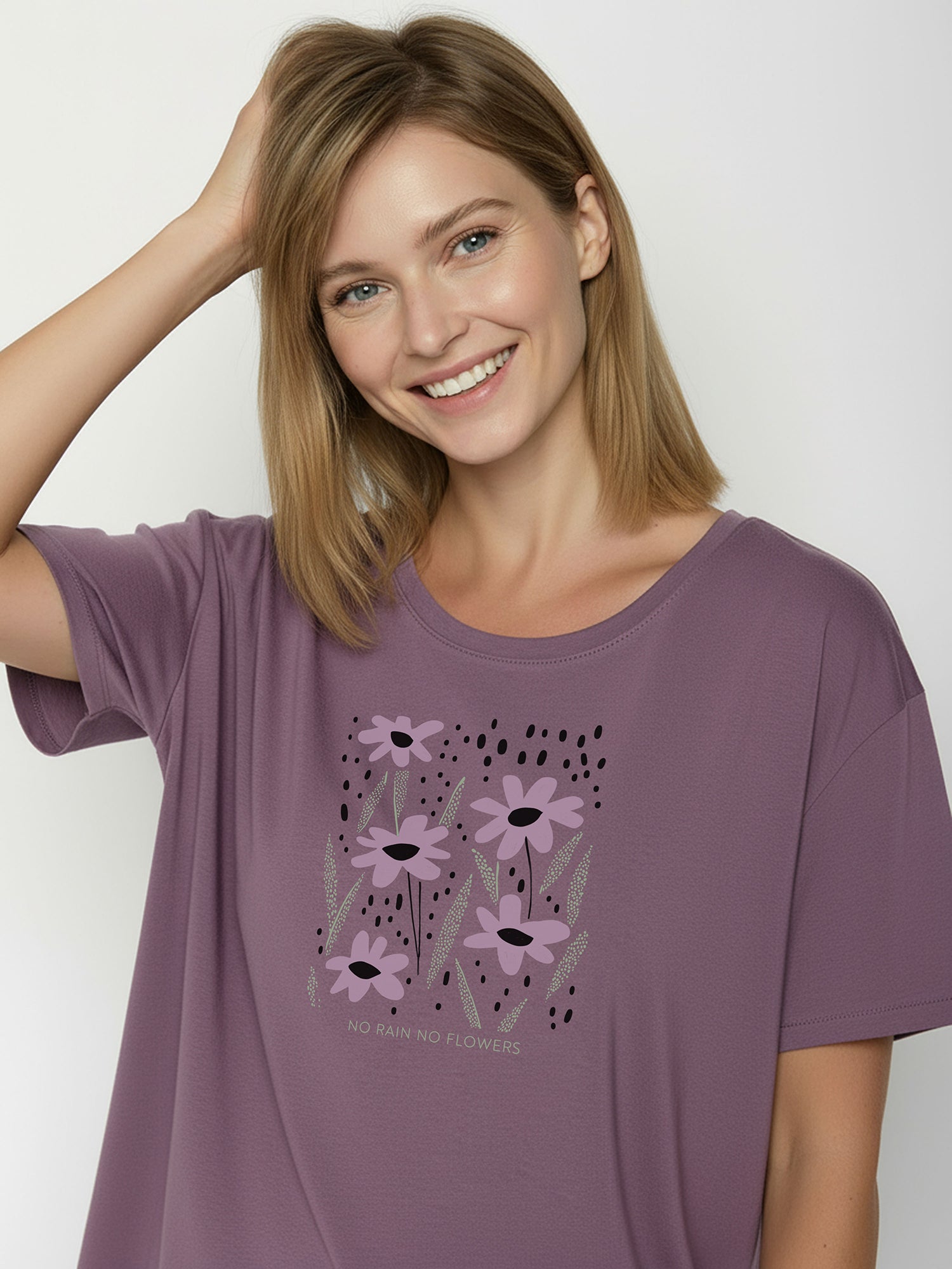 Moorberry: Lässiges T-Shirt aus Bio-Baumwoll-Mix für Damen [26500]