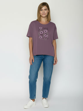 Moorberry: Lässiges T-Shirt aus Bio-Baumwoll-Mix für Damen [26501]