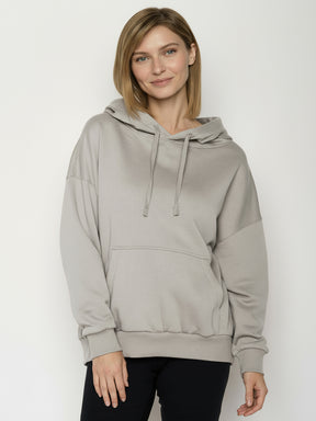 Sandstone: Lässiger Hoodie aus Bio-Baumwolle für Damen [26509]
