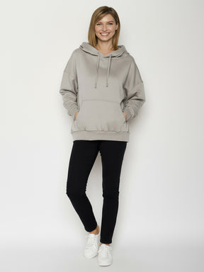 Sandstone: Lässiger Hoodie aus Bio-Baumwolle für Damen [26511]