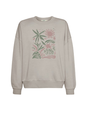 Sandstone: Lässiges Sweatshirt aus Bio-Baumwolle für Damen [26519]