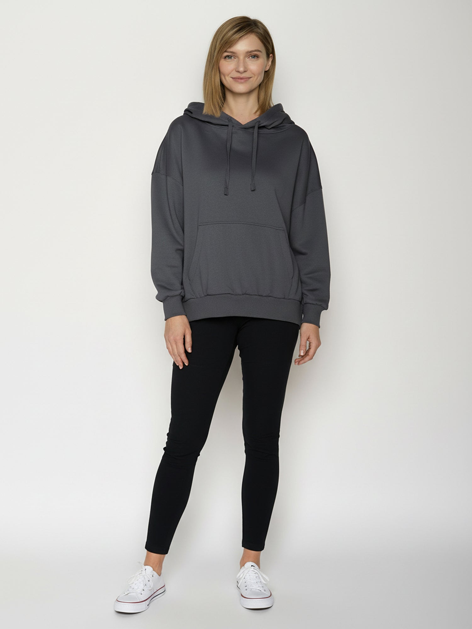 Gravel: Lässiger Hoodie aus Bio-Baumwolle für Damen [26532]