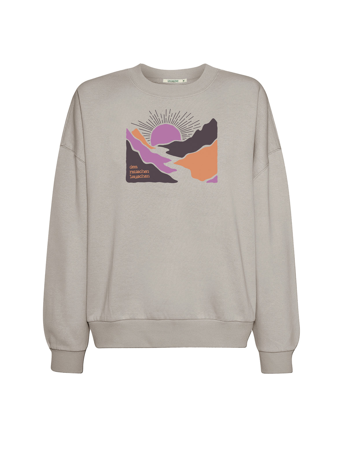 Sandstone: Lässiges Sweatshirt aus Bio-Baumwolle für Damen [26540]