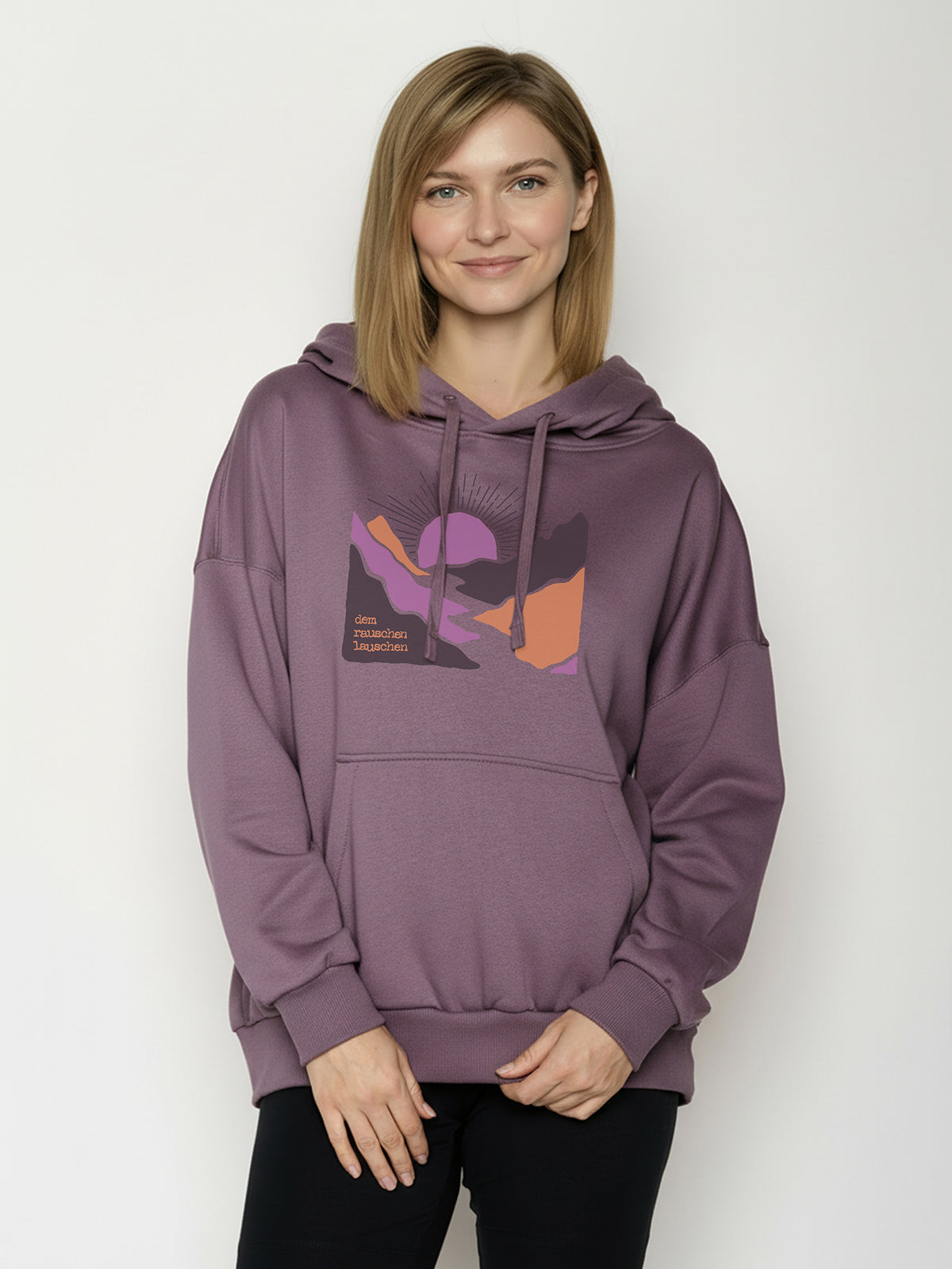 Moorberry: Lässiger Hoodie aus Bio-Baumwolle für Damen [26551]
