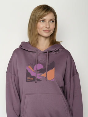 Moorberry: Lässiger Hoodie aus Bio-Baumwolle für Damen [26552]