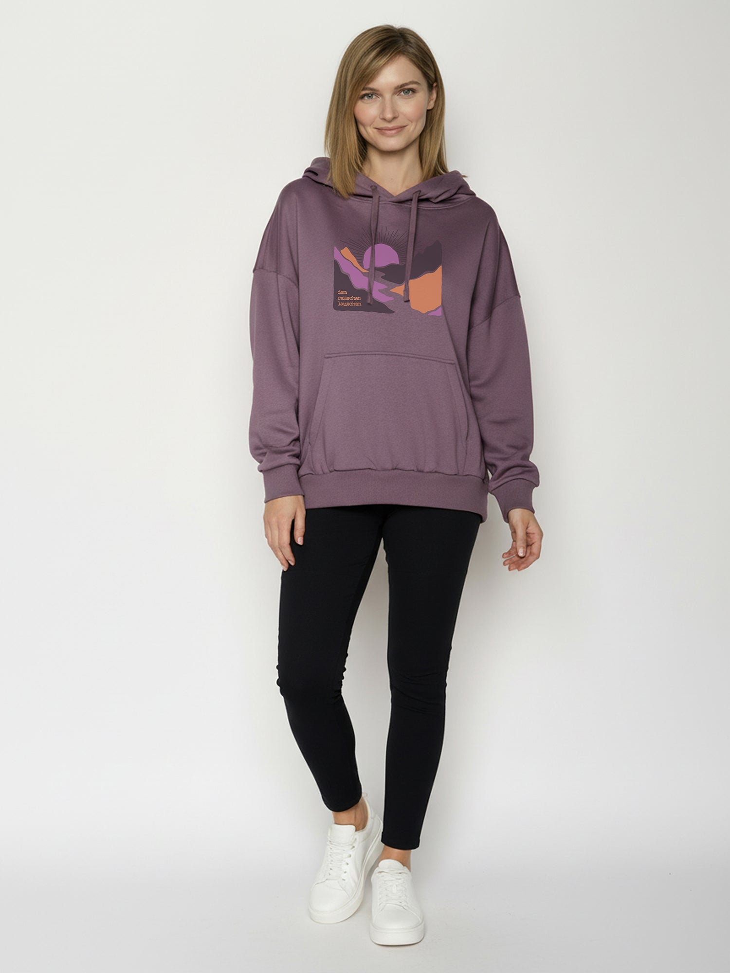 Moorberry: Lässiger Hoodie aus Bio-Baumwolle für Damen [26553]