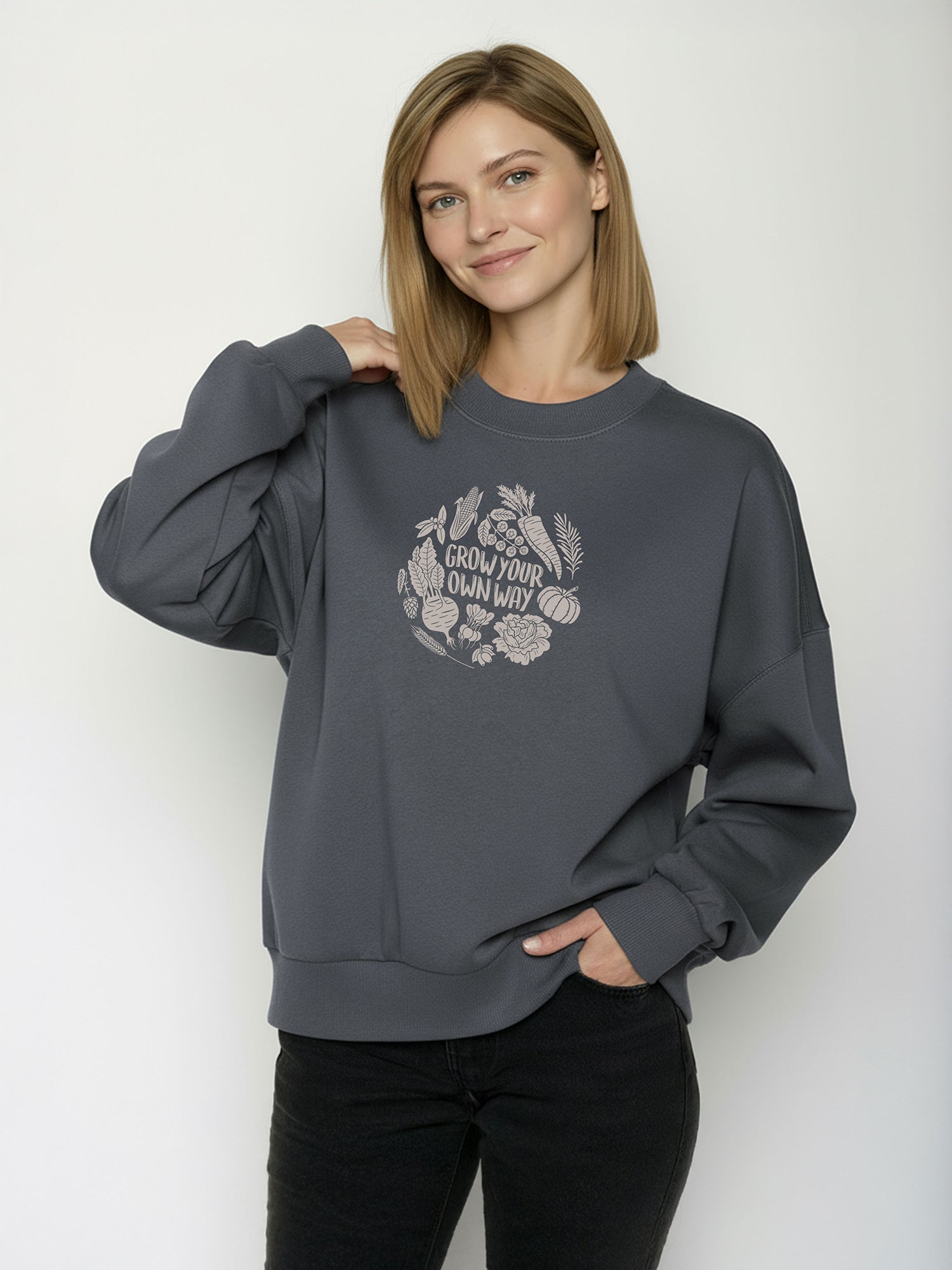 Gravel: Lässiges Sweatshirt aus Bio-Baumwolle für Damen [26556]
