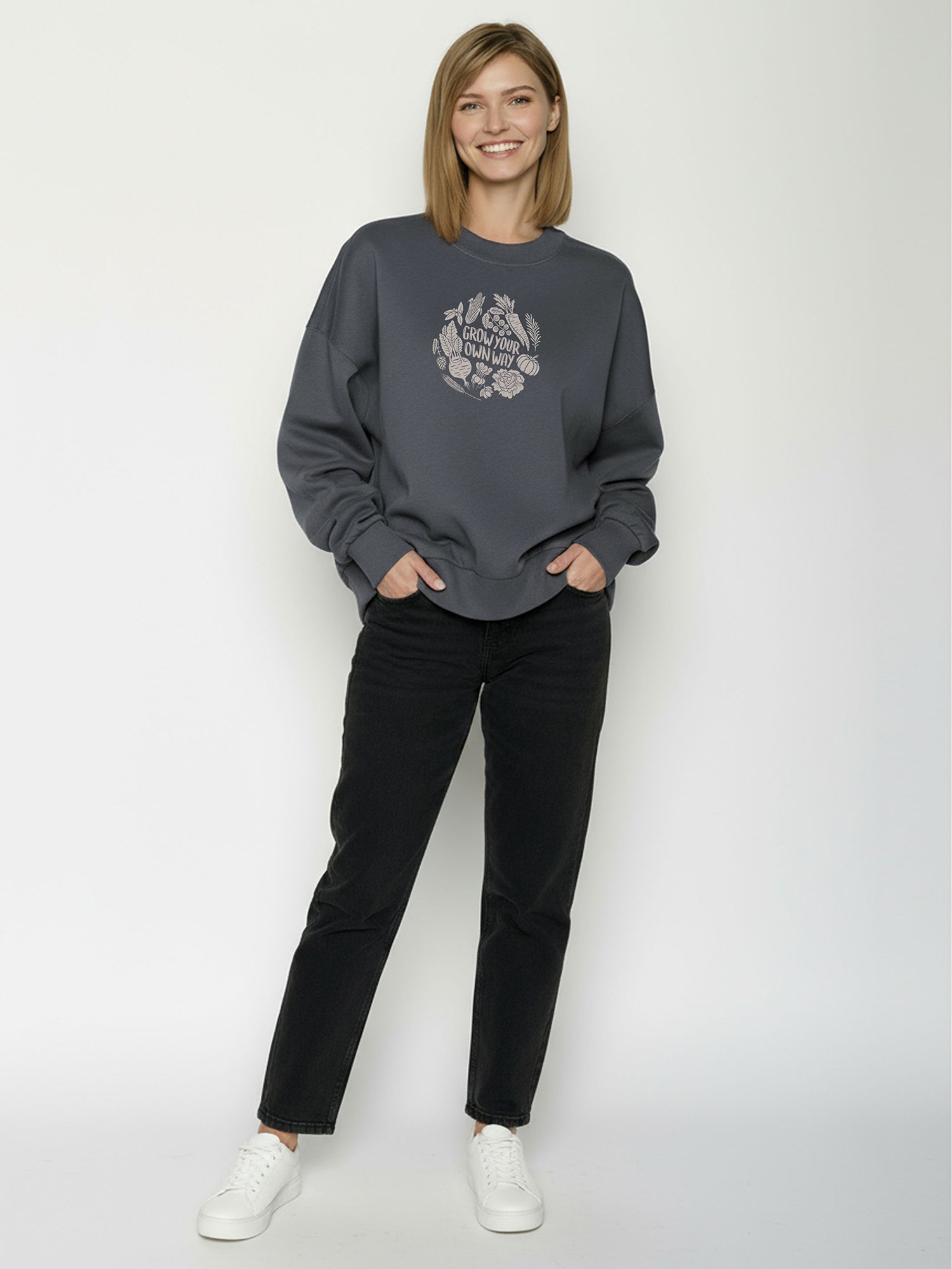 Gravel: Lässiges Sweatshirt aus Bio-Baumwolle für Damen [26558]