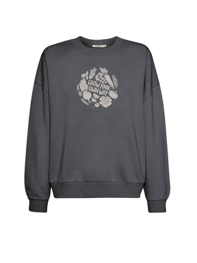 Gravel: Lässiges Sweatshirt aus Bio-Baumwolle für Damen [26560]