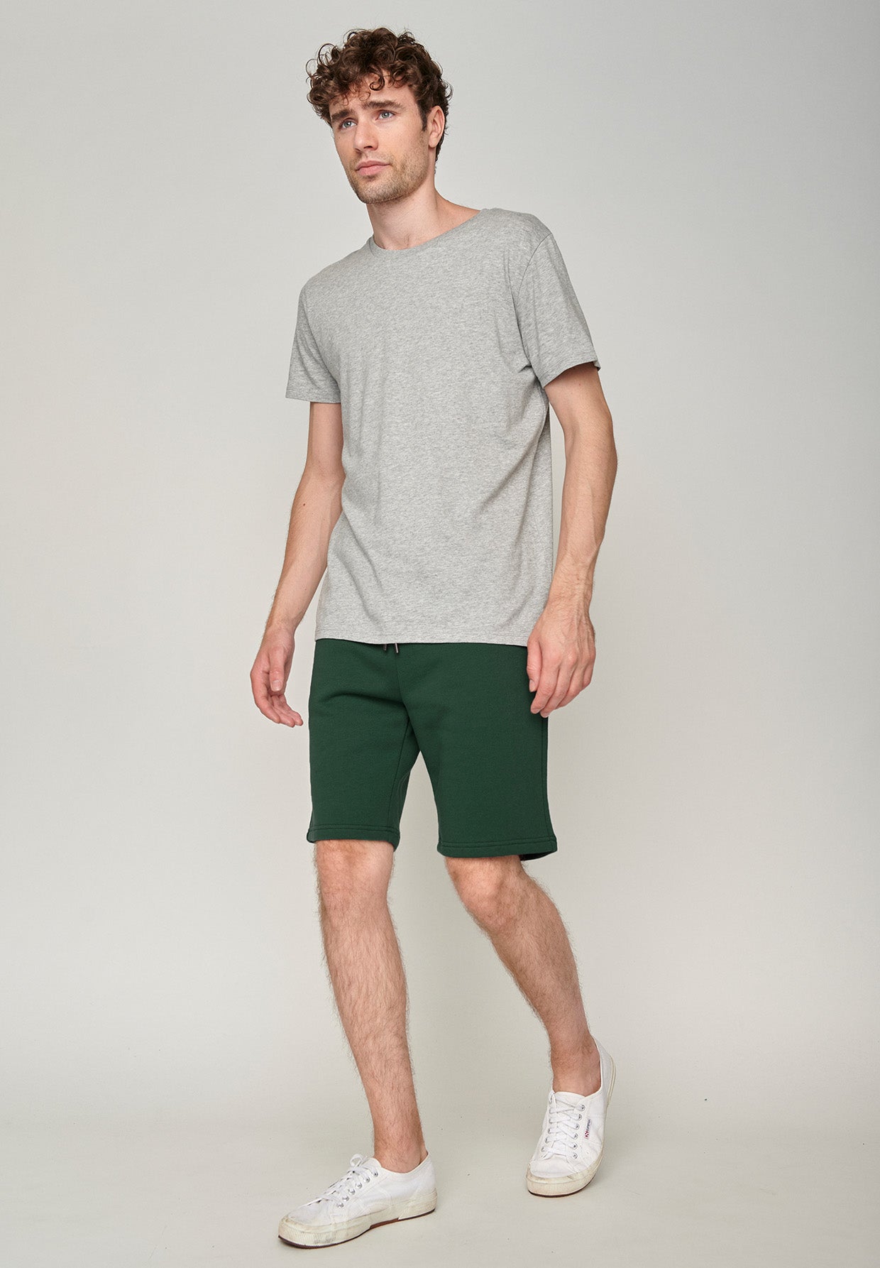 Bottle Green: Gemütliche Jogginghose aus Bio-Baumwolle für Herren [2391]