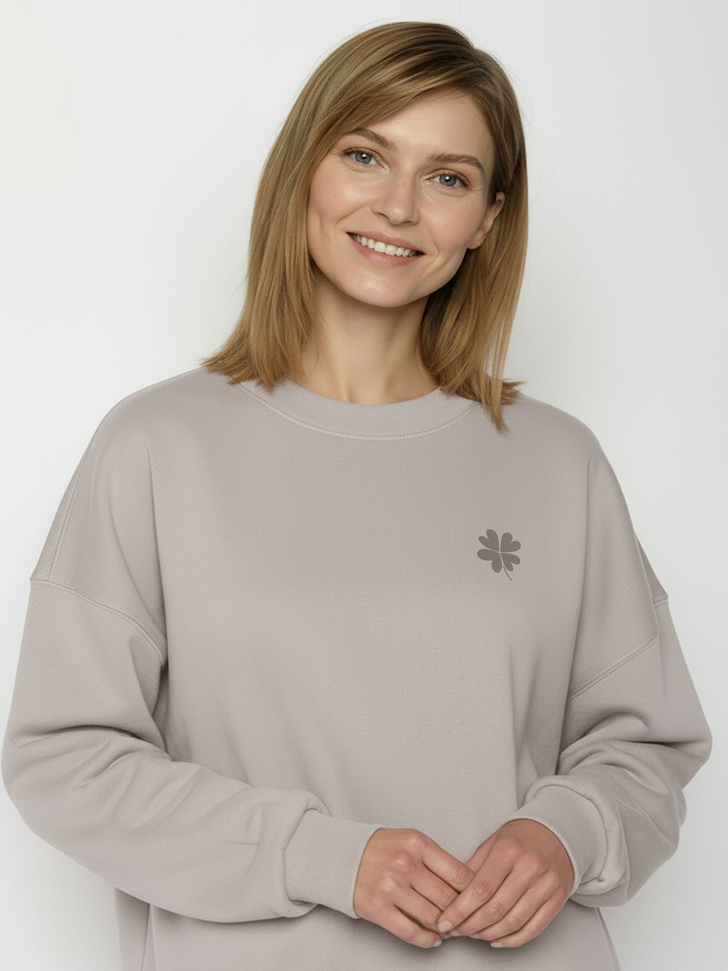 Sandstone: Lässiges Sweatshirt aus Bio-Baumwolle für Damen [26590]