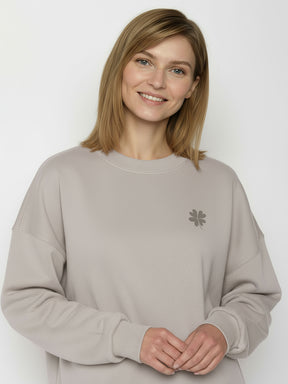 Sandstone: Lässiges Sweatshirt aus Bio-Baumwolle für Damen [26590]