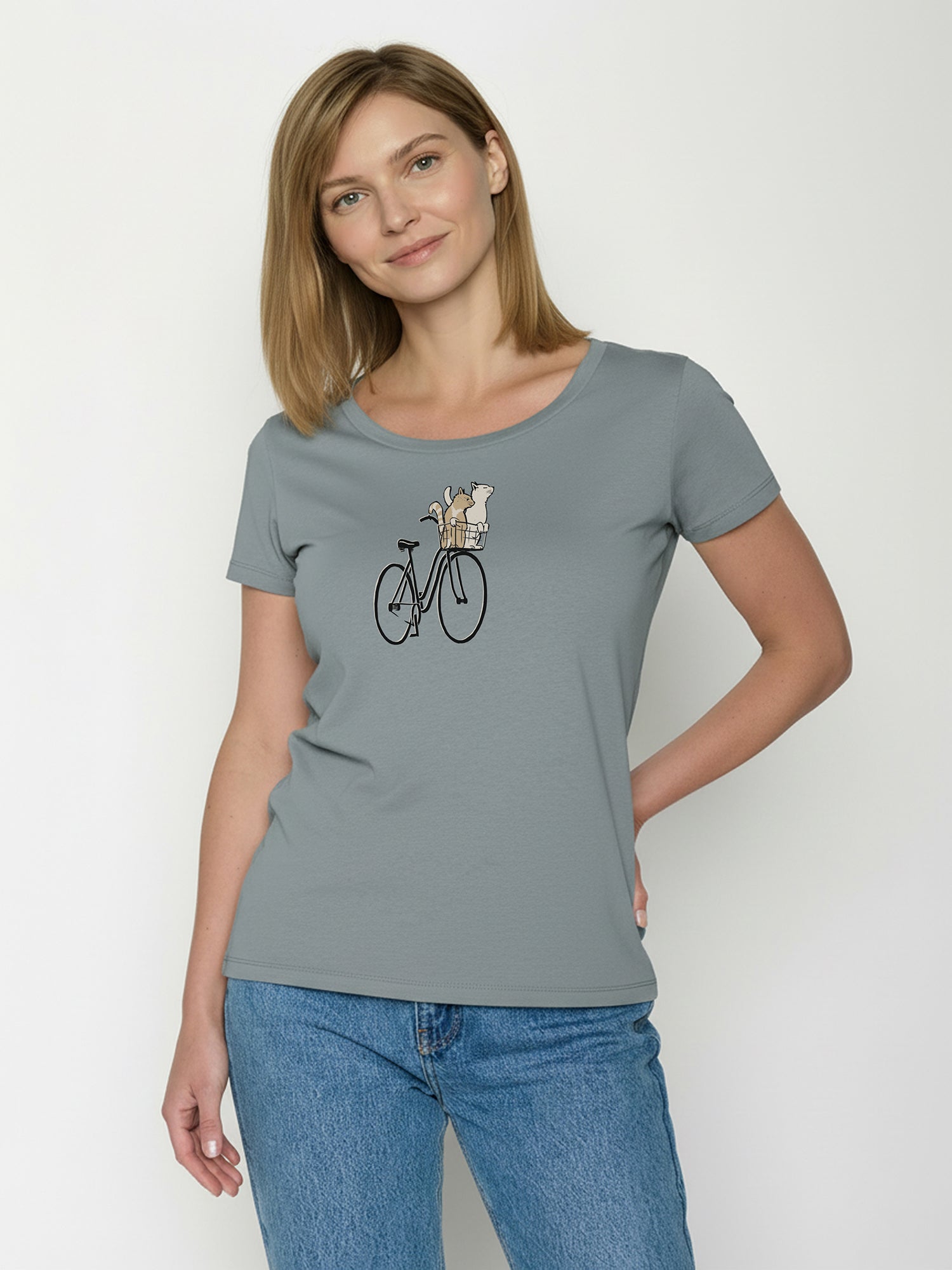 Fogstone: Sportliches T-Shirt aus Bio-Baumwolle für Damen [26618]