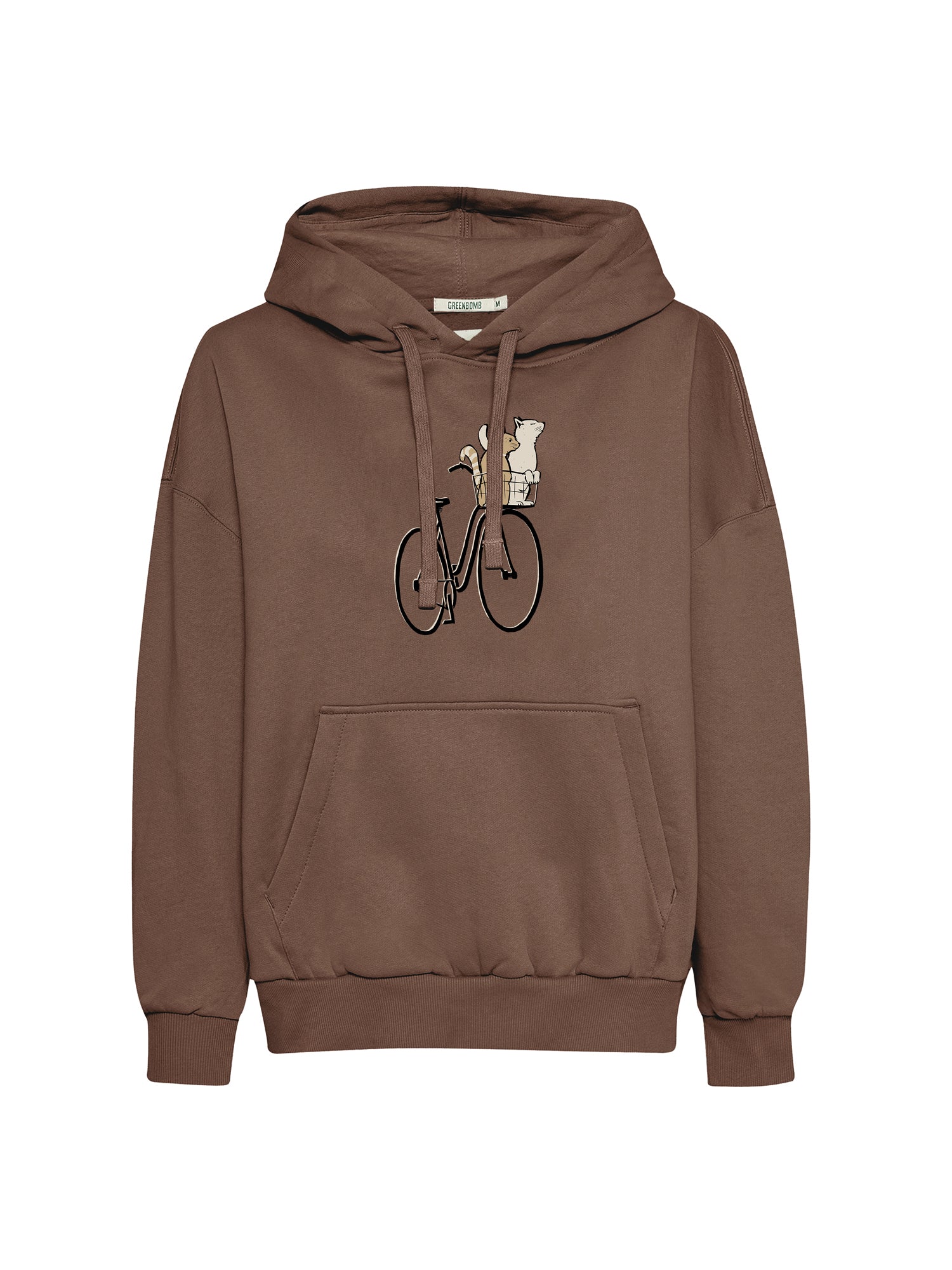 Earth Wood: Lässiger Hoodie aus Bio-Baumwolle für Damen [26627]