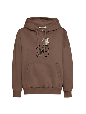 Earth Wood: Lässiger Hoodie aus Bio-Baumwolle für Damen [26627]