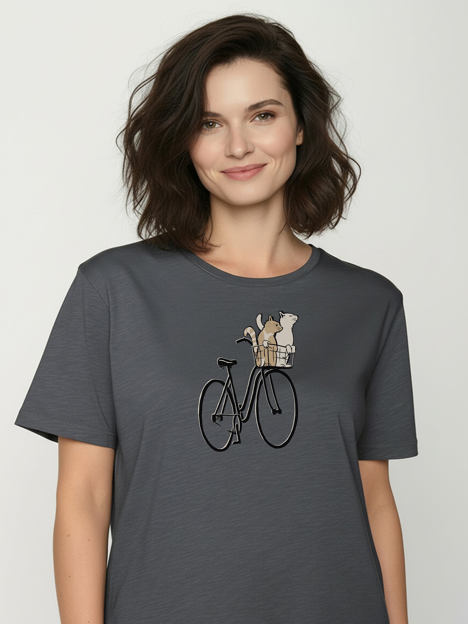 Gravel: Kastiges T-Shirt aus Bio-Baumwolle für Damen [26634]