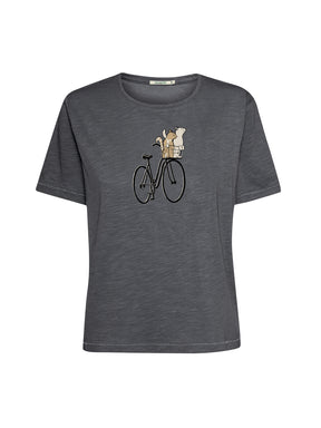 Gravel: Kastiges T-Shirt aus Bio-Baumwolle für Damen [26637]