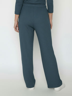 Ash Blue: Lässige Hose aus LENZING™ ECOVERO™ für Damen [26674]
