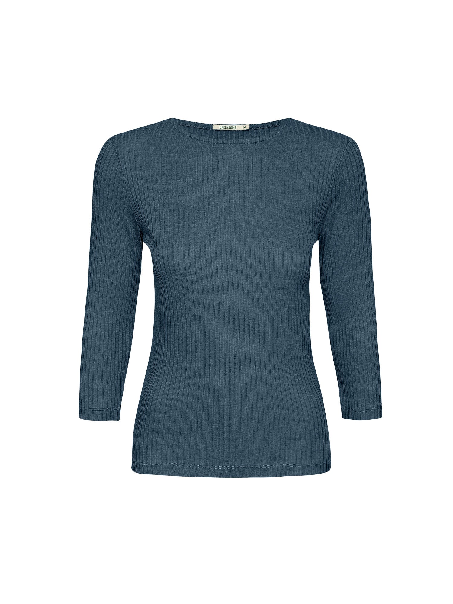 Ash Blue: Sportliches Longsleeve aus LENZING™ TENCEL™ Mix für Damen [26689]