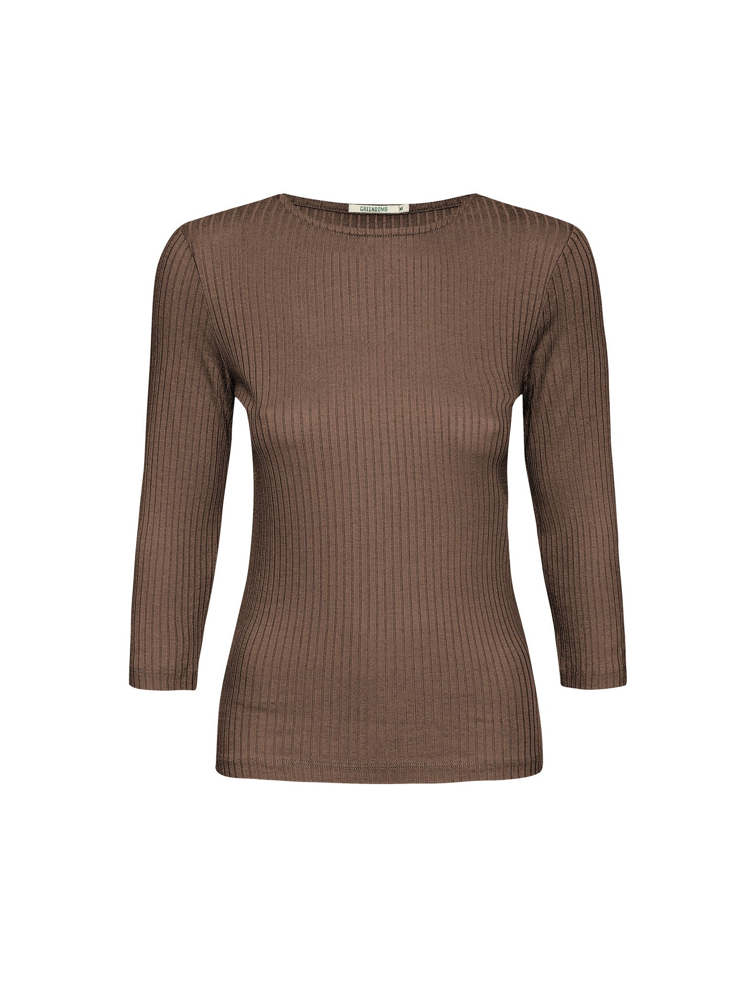 Earth Wood: Sportliches Longsleeve aus LENZING™ TENCEL™ Mix für Damen [26696]