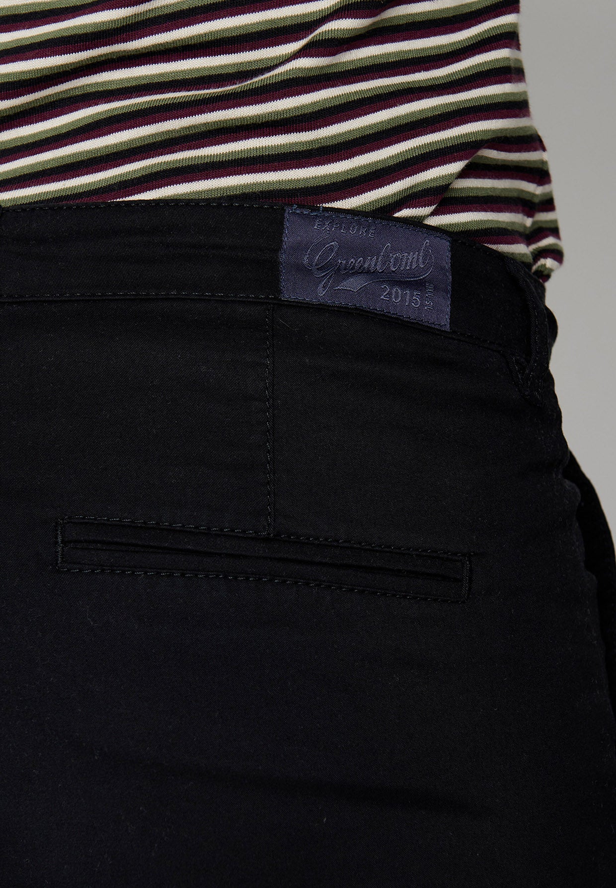 Schwarz:  Gemütliche Chino aus Bio-Baumwoll Mix für Damen [2509]