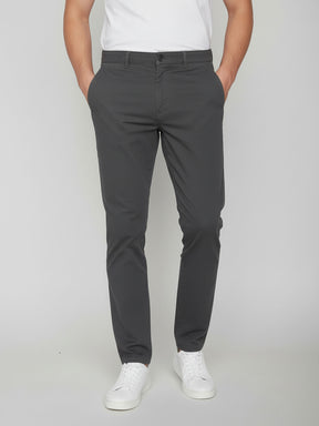 Grey: Gemütliche Chino aus Bio-Baumwoll Mix für Herren [26935]