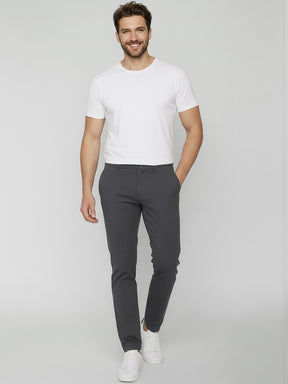 Grey: Gemütliche Chino aus Bio-Baumwoll Mix für Herren [26936]