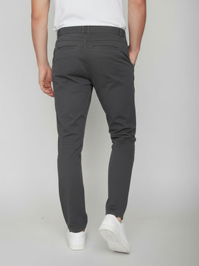 Grey: Gemütliche Chino aus Bio-Baumwoll Mix für Herren [26938]
