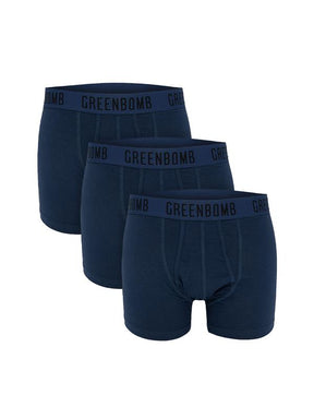 Navy: Figurbetonte Trunk aus Bio-Baumwoll Mix für Herren [26946]