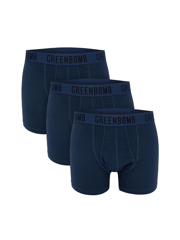 Navy: Figurbetonte Trunk aus Bio-Baumwoll Mix für Herren [26946]