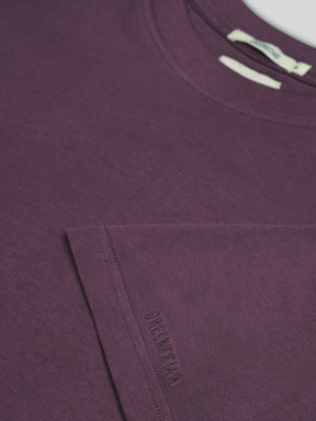 Berry Bark: Lässiges Oversize-T-Shirt aus Bio-Baumwolle für Herren [27040]