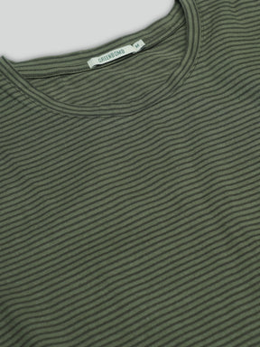 Herb Stripes: Sportliches T-Shirt aus Bio-Baumwolle für Herren [27047]